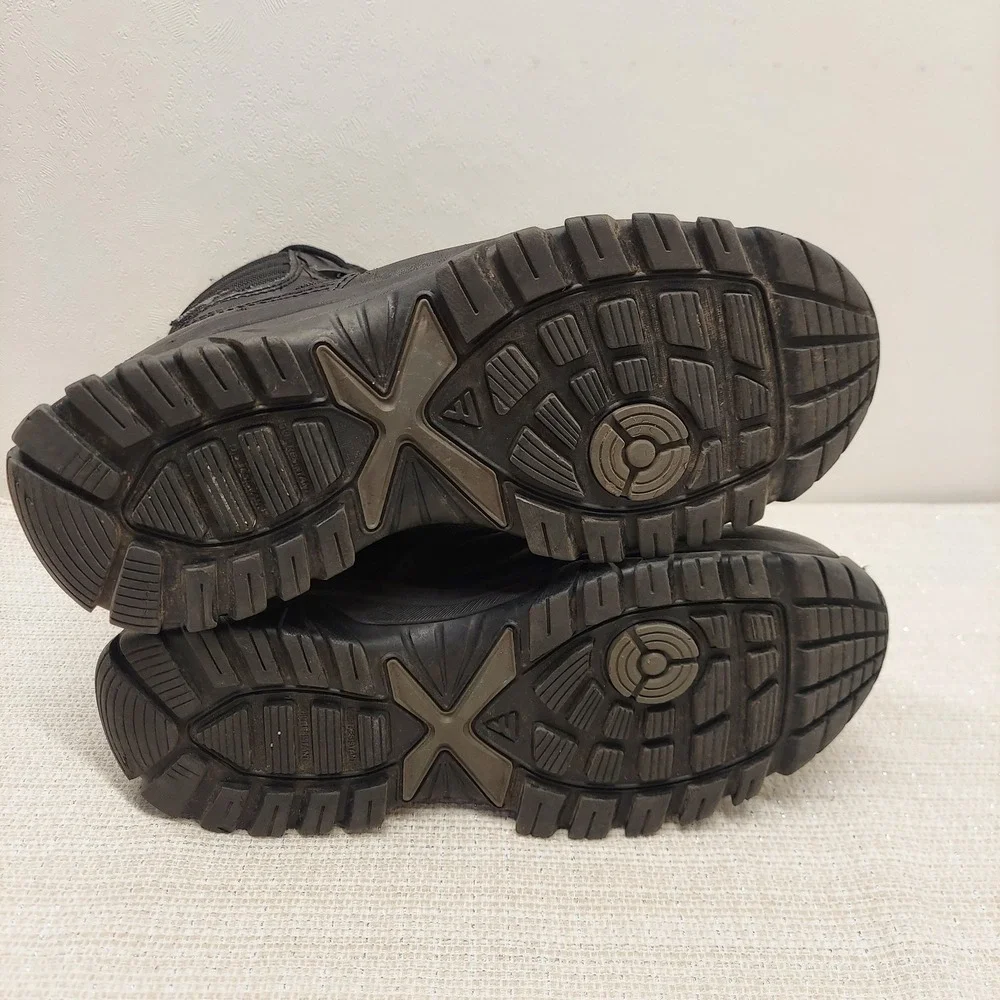 Bates GX-8 Tactical Boots Mens 8.5 Extra Wide Black Insulated Side Zip E03888